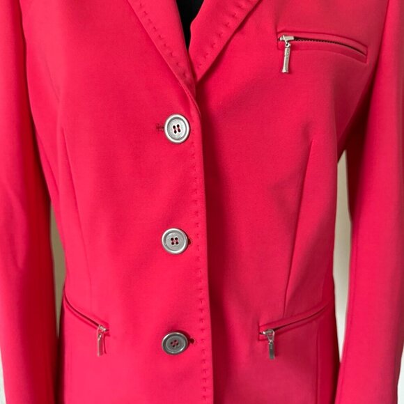 MARC AUREL Women's Blazer Jacket Hot Pink Size M - Picture 5 of 14